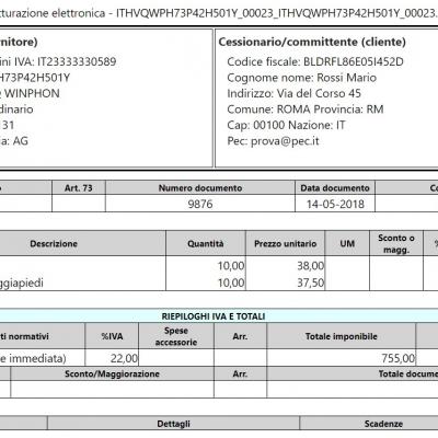 Fatt.Elett. Standard Assosoftware