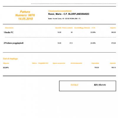 Fatt.Elett. Standard AEntrate